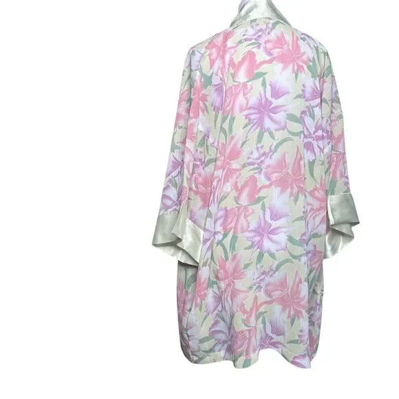 Victoria's Secret NOS floral kimono robe One Size 90's gold label